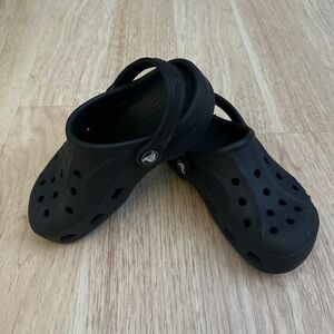 Kids Black Crocs